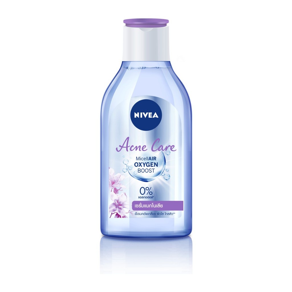 NIVEA  Acne Care MicellAir OXYGEN BOOST (400 มล.) นีเวีย แอคเน่แคร์ ไมเซลแอร์ออกซิเจน เซรั่มแมกโนเลี