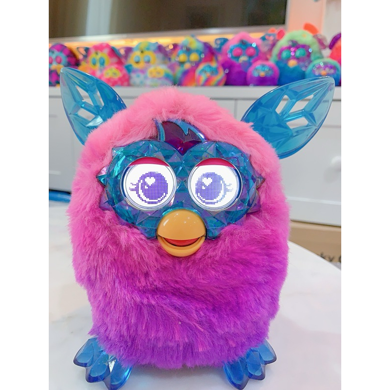 Furby Boom Crystal Series 2012 Hasbro Pink Purple 🩷💜💙 เฟอร์บี้บูม คริสตัล มือสอง ของแท้อเมริกา หายาก