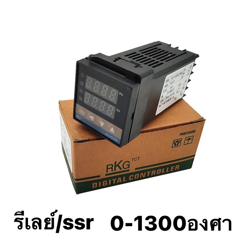 REX-C100FK07-M*AN เครื่องRex c100 แทป์ม ควบคุมอุณหภูมิ 0-1300องศา  K  RELAY / SSR  หน้า 48x48 (ของใหม่)