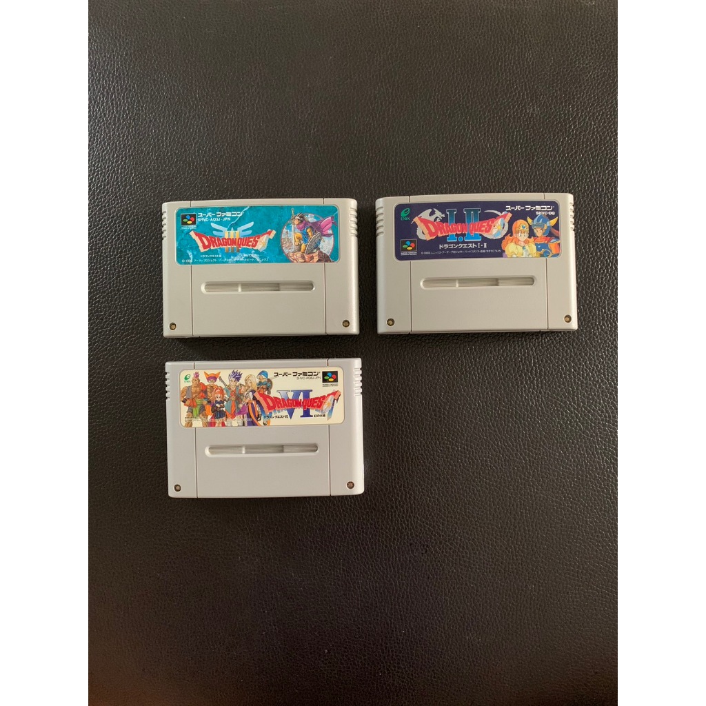 Game cartridge Dragon Quest Nintendo Super Famicom Japan