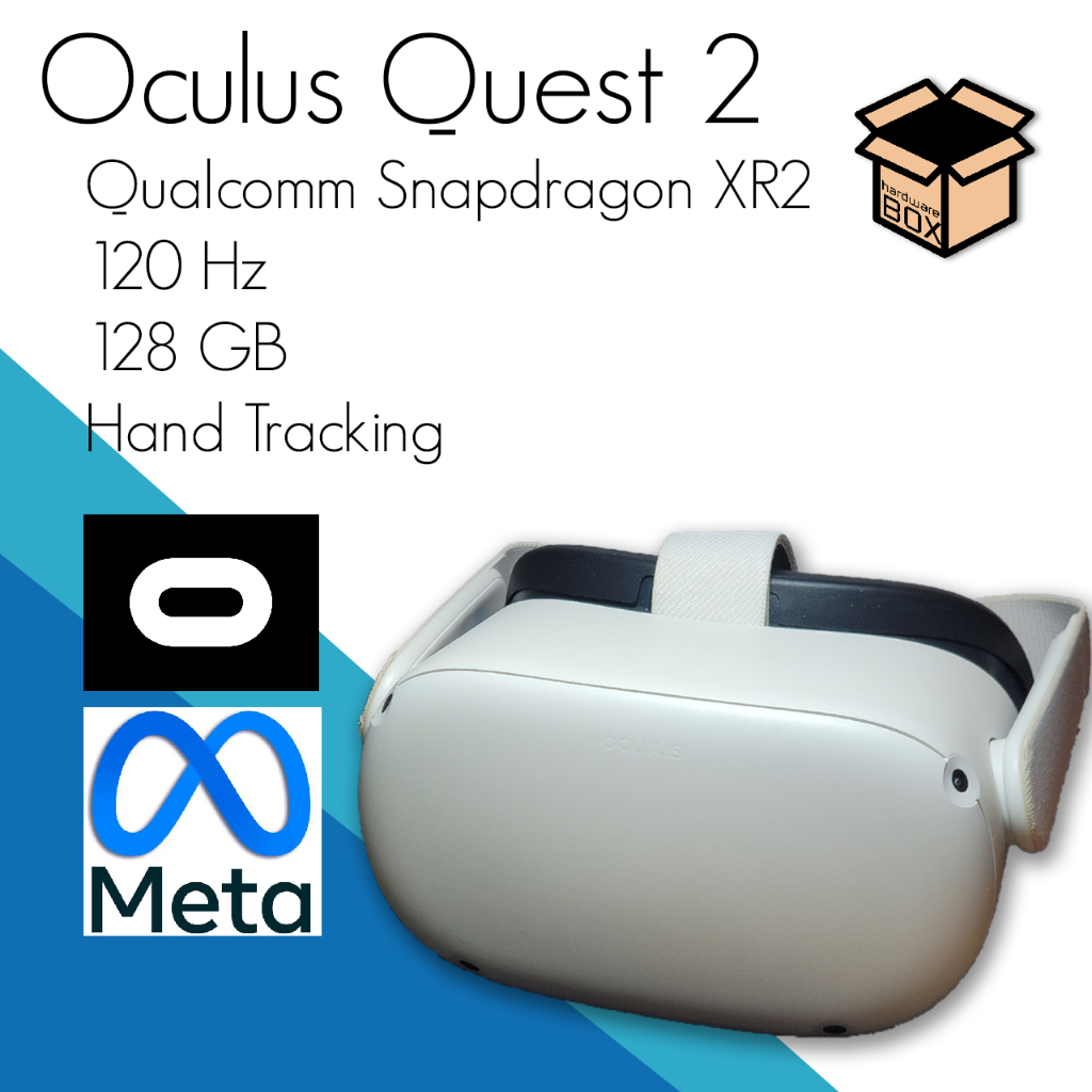 📱Meta / Oculus Quest 2 VR Headset 128GB มือสองสภาพดี เกมเยอะกว่า Pico 4