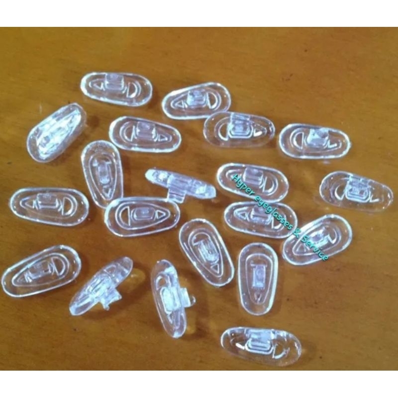 Nosepad แป้นจมูกMoscot Zev [New!] แบบกดล๊อค สีใส 2คู่