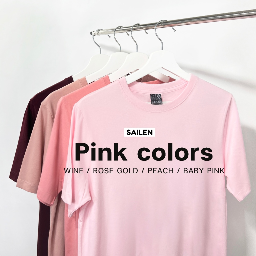 Sailen เสื้อยืดคอกลม unisex รุ่น normal ผ้านุ่มหนาใส่สบายสุดๆ ไม่หด ไม่ย้วย ไม่ยับ