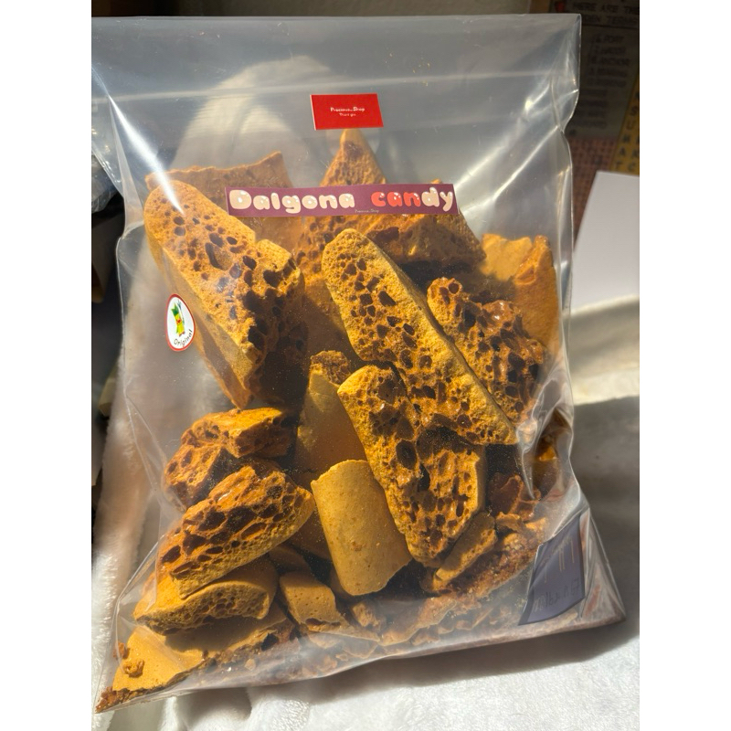 Homemade Korean Sugar Candy [ Dalgona Candy  ( Spongy Candy ) ] ลูกกวาดน้ำตาลโบราณเกาหลี🇰🇷 [ Make to