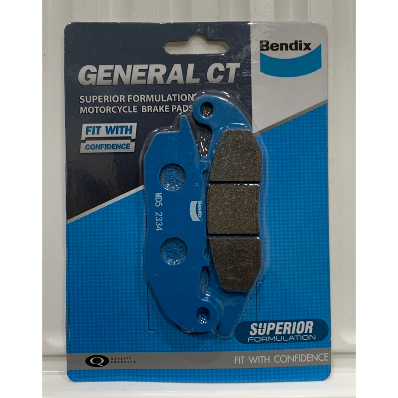 ผ้าเบรคหน้ามอเตอร์ไซค์ Bendix MD5 สำหรับ Airblade, Click, PCX125, CBR250