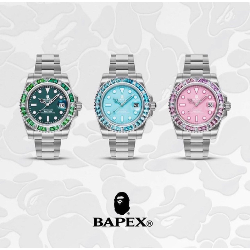 [PRE-ORDER] นาฬิกา TYPE 1 BAPEX CRYSTAL STONE