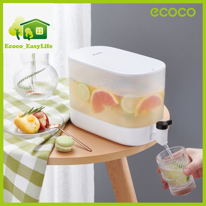 [พร้อมส่ง]ECOCO 4 ลิตร เครื่องทำน้ำเย็น ถังน้ำดื่ม วัสดุพรีเมียม คูลเลอร์น้ำมีก๊อก