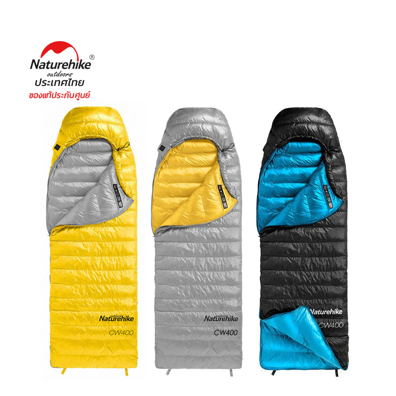 Naturehike Thailand ถุงนอน รุ่น CW400 mummy duck down sleeping bag NH18C400-D, CNK2450WS048