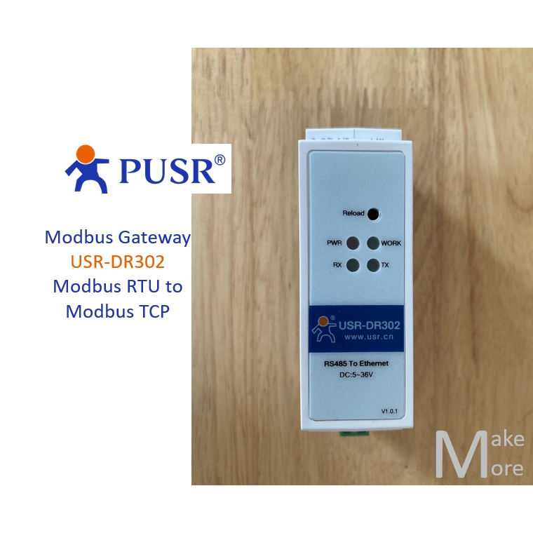 Modbus Gateway USR-DR302  Modbus RTU to Modbus TCP