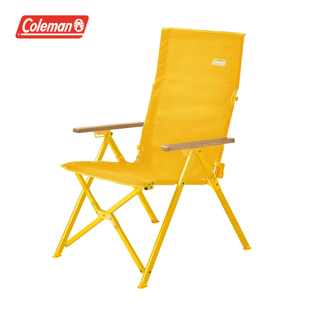 เก้าอี้ Coleman Lay Chair Yellow Limited ปรับระดับได้3ระดับ จากญี่ปุ่น พร้อมส่ง