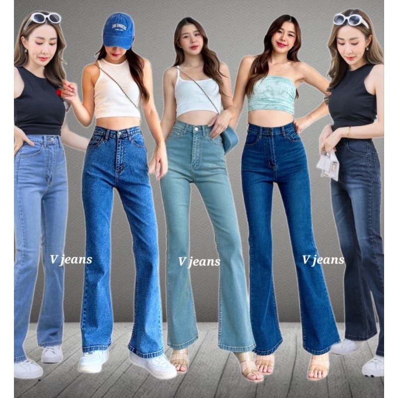 👑SP-26👑ขาม้ายีนส์ ทรงขาม้าสวยมาก เอวสูง ผ้ายืด ไซส์เล็ก ถึง ไซส์ใหญ่ พร้อมส่ง!!