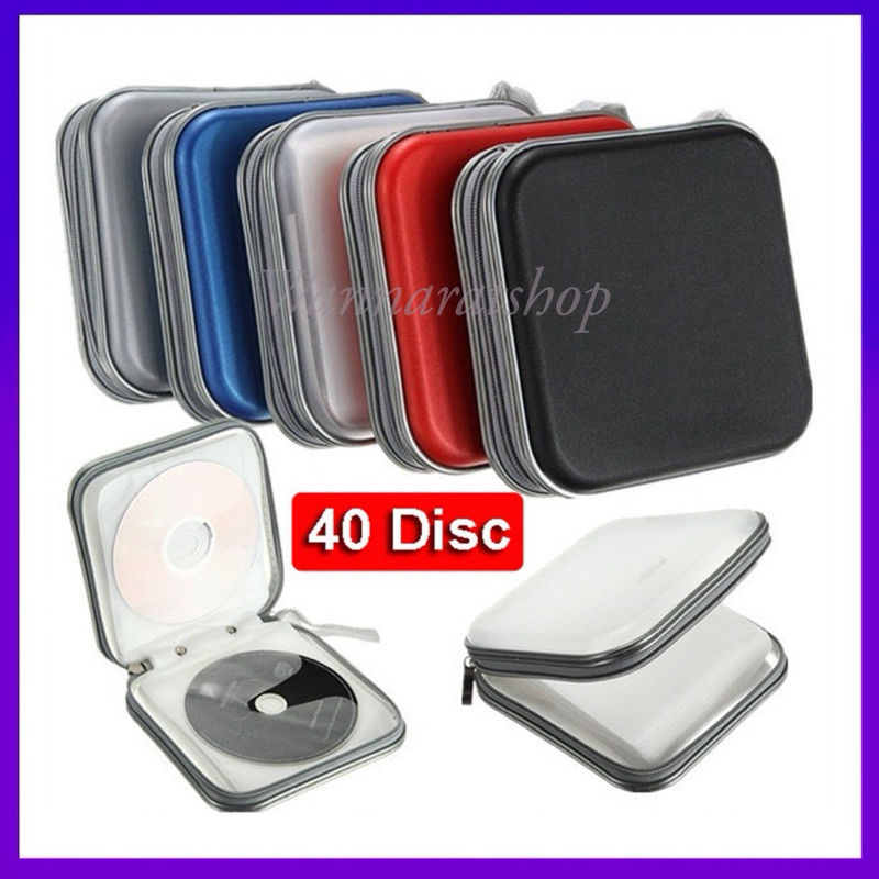 กล่องกระเป๋าใส่แผ่น CD / VCD / DVD 40 แผ่น /80 แผ่น 176E กล่องหนาใส้หนานะครับ