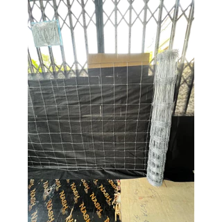 ส่งฟรี‼️ รั้วตาข่ายถักปม ราคาถูก 50 เมตร สูง 1.50m ช่องถี่ล่างห่างบน 4x6 ลวด 2.0 ขายดีสุด🚚