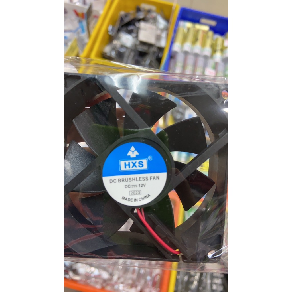 ส่งจากไทย พัดลมคอม พัดลม 12v ดีซี DC.Fan ไฟตรง 12 โวลด์ 8ซม.12ซม 8x8cm 12x12cm. พัดลมเคส