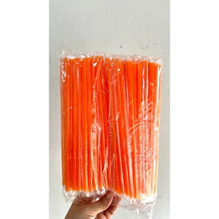 หลอดงอห่อฟิล์ม สีเหลือง/สีส้ม/สีชมพู /กรม/เขียวขนาด6มิลยาว21cm ห่อฟิล์มเเยกทุกเส้น ห่อล่ะ100งบ
