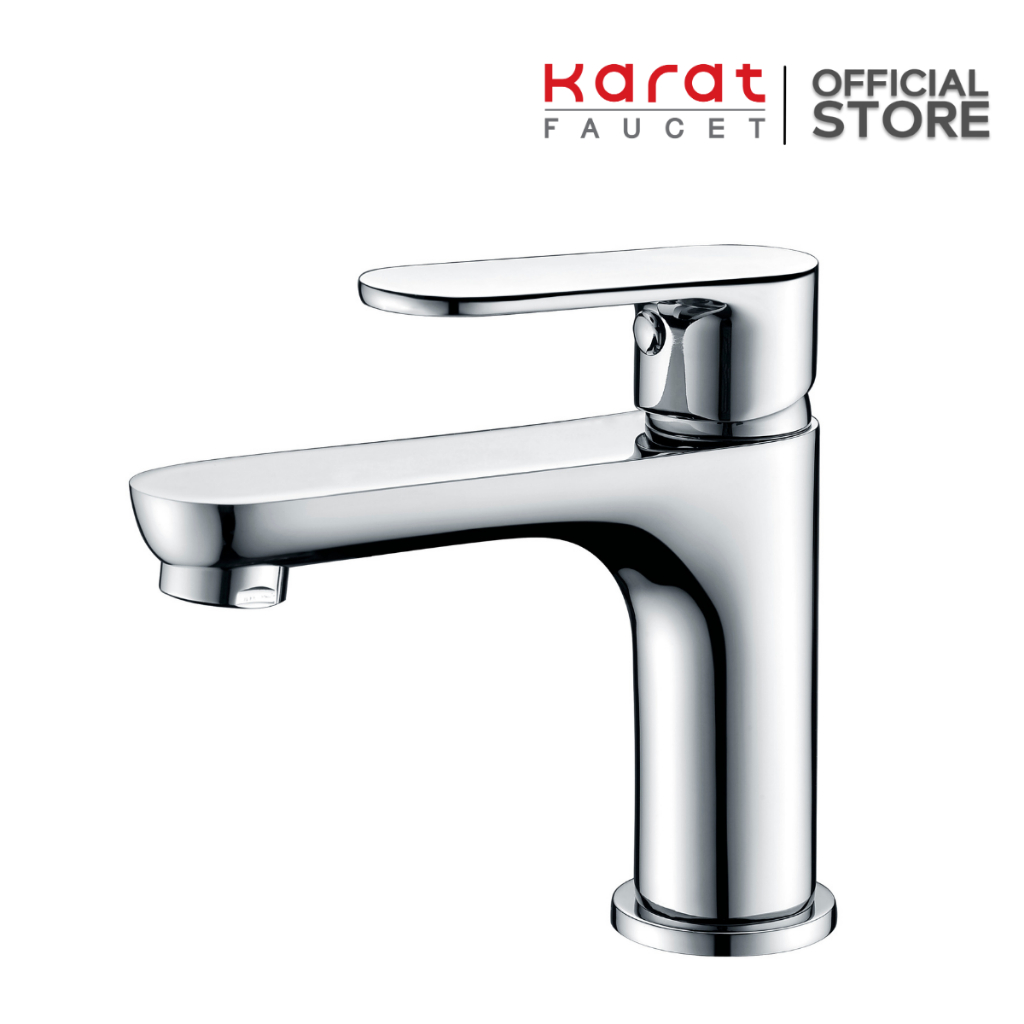Karat Faucet ก๊อกผสมอ่างล้างหน้าแบบก้านโยก (ไม่มีป๊อบอัพ) รุ่น KF-58-620-50