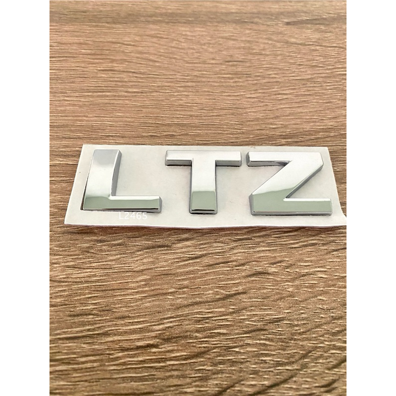 โลโก้ LTZ ขนาด 9x2.6 cm. ติดChevrolet Captiva สีเงิน ราคาต่อชื้น