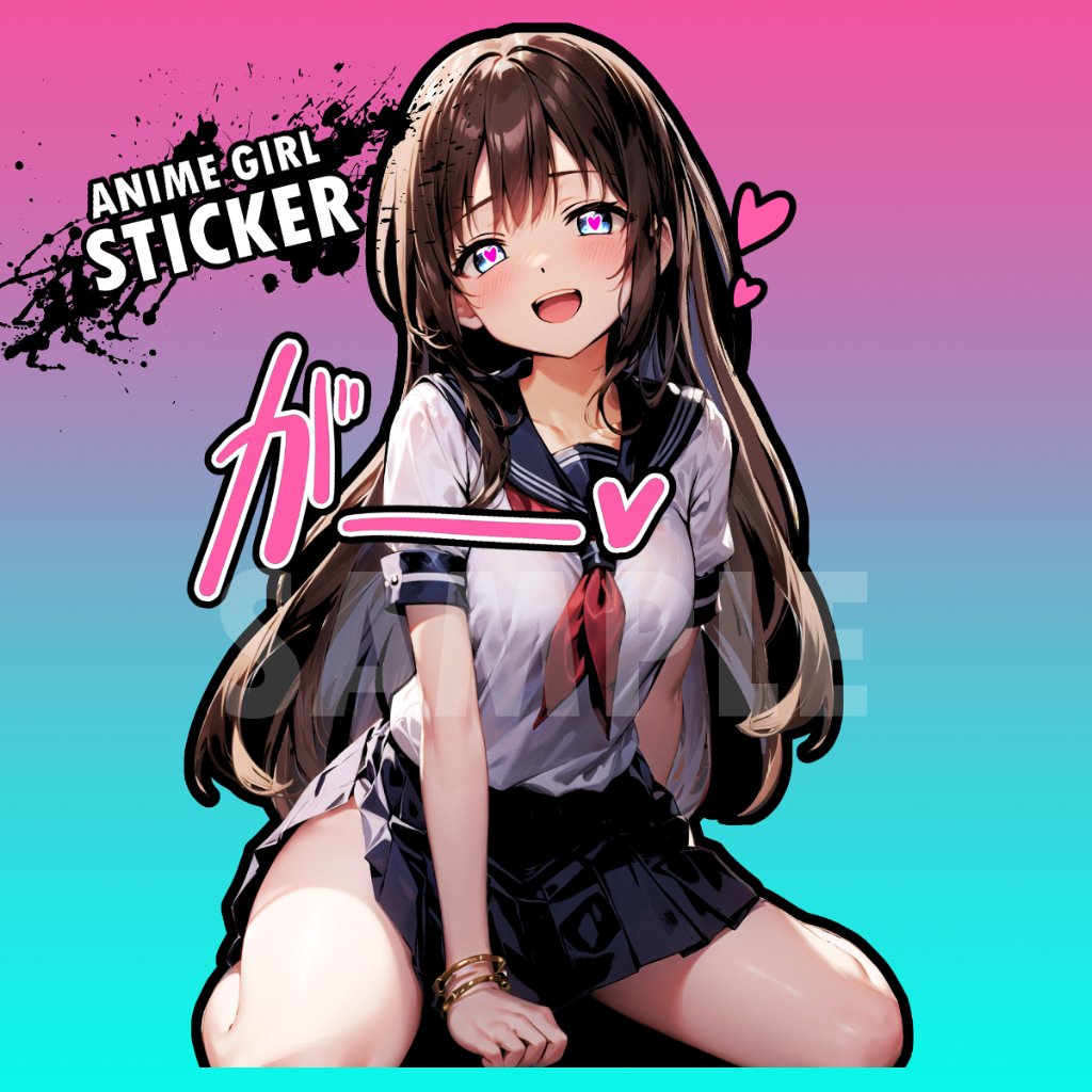 Doujin nun สติ๊กเกอร์ อนิเมะ โดจิน แม่ชี สติกเกอร์ SPS066 การ์ตูนญี่ปุ่น ชุดแม่ชี Anime ecchi