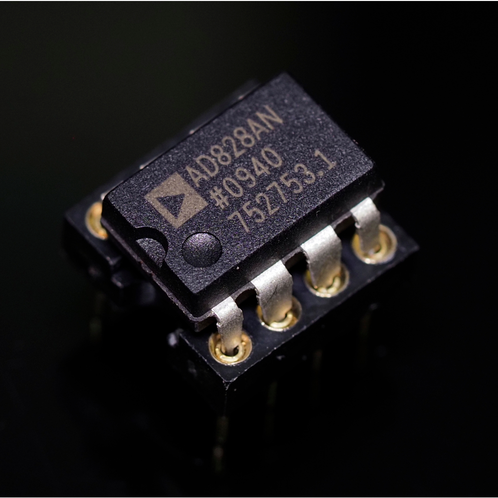 Dual OP-AMP ออปแอมป์ AD828AN ตัวถังพลาสติก ผลิตที่ Philippines ของแท้ พร้อมส่ง