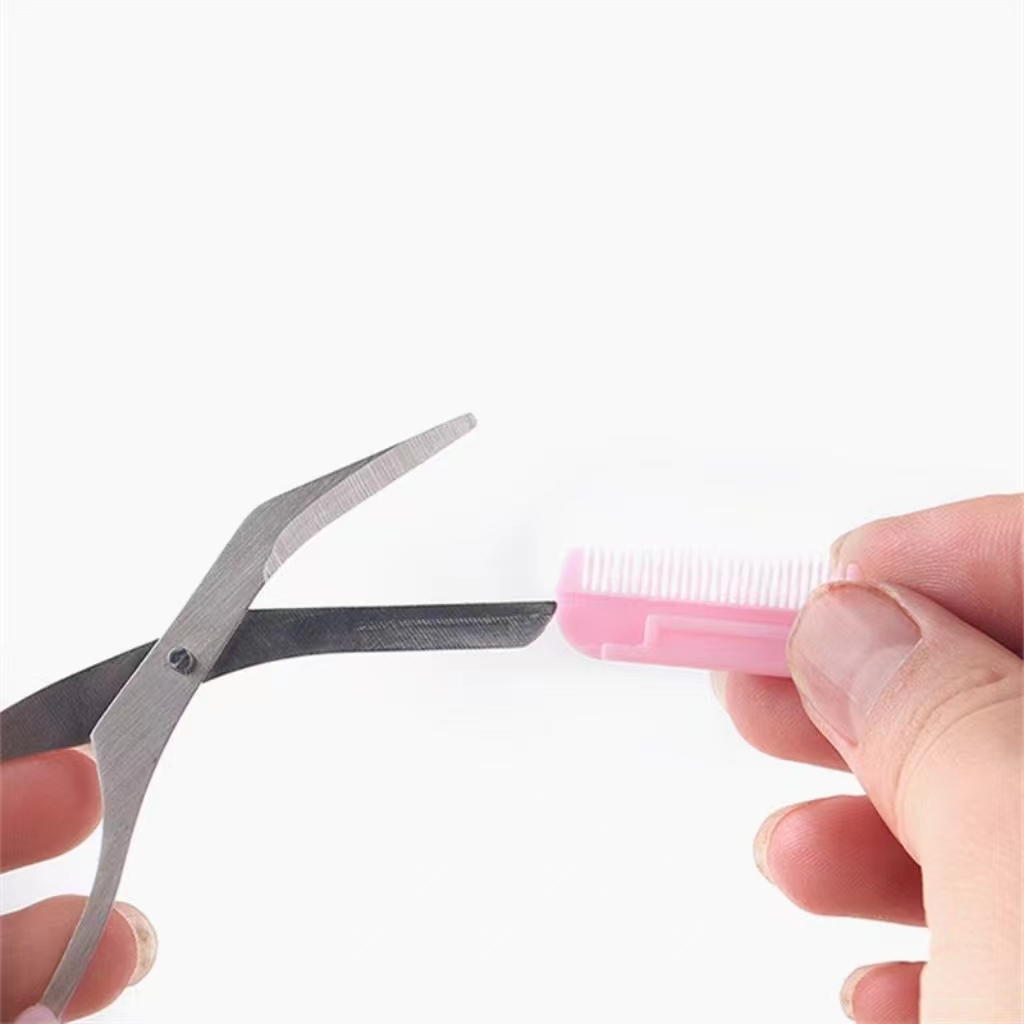 กรรไกรตัดแต่งคิ้วmini กรรไกรแต่งคิ้ว อุปกรณ์สำหรับแต่งหน้า - รูปที่ 5