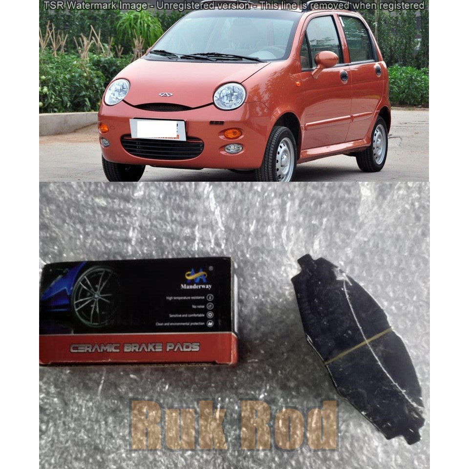Chery QQ ผ้าเบรกดิสหน้า ราคาต่อ 1ชุด 2ล้อ