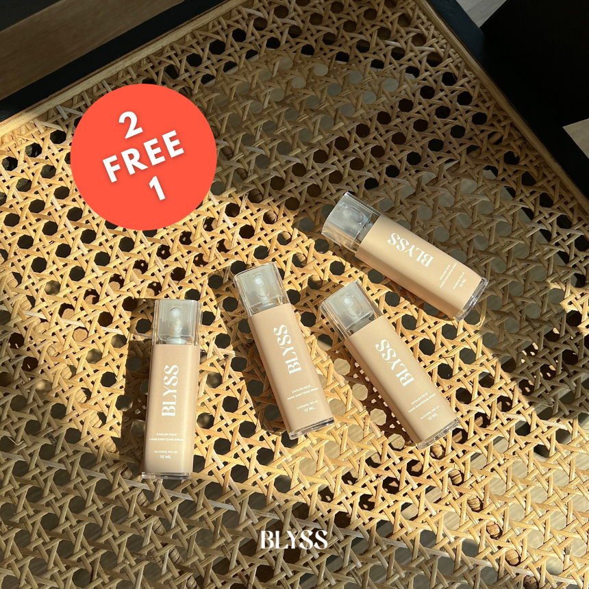 [กรอกโค้ด UO5QC ลด 20.-] (2แถม1🔥)BLYSS สเปรย์แอลกอฮอล์ 75% กลิ่น English Pear