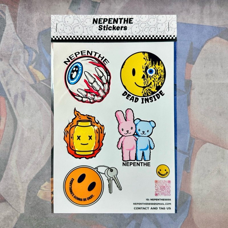 สติกเกอร์ Sticker Nepenthe กันน้ำ