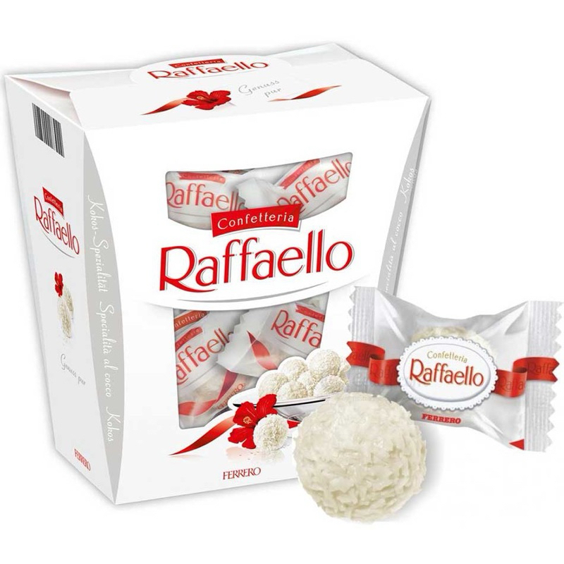 Raffaello เฟอเรโร่มะพร้าว 15 ชิ้น ขนาด 150 กรัม(1 กล่อง)