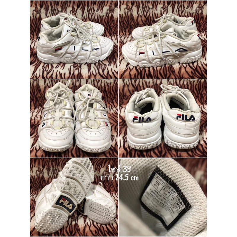 รองเท้าผ้าใบ มือสอง FILA - Barricade XT 97 - White (มือสองแท้) ส่งฟรี!