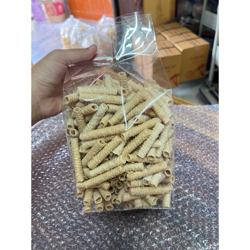 ทองม้วนกะทิสด ขนาด500กรัม แบบเกลียว