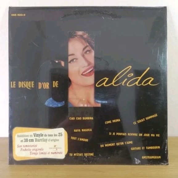 LPแผ่นเสียง​  Dalida​  10นิ้ว​ (Eu​ ​New)​