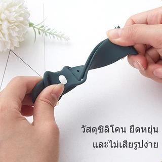 สายนาฬิกาซิลิโคนระบายอากาศสำหรับ iwatch S11/10/9/8/7/6/SE 5 4 3 2 1สายนาฬิกากันน้ำ Ultra 49mm46m41mm45mm44mm42mm40mm38mm