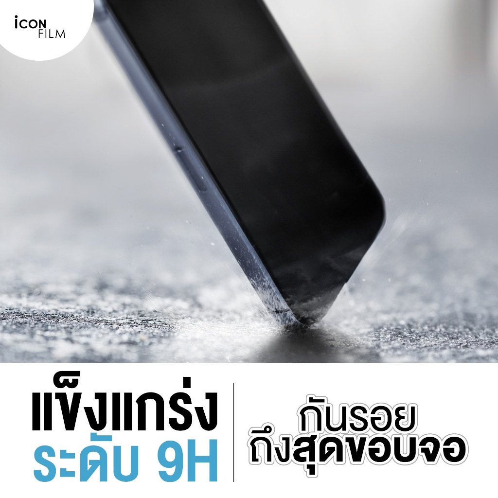 icon film ฟิล์มกันมอง เต็มจอ สำหรับ iphone 17 pro max 16Pro 15pro max 15 plus iphone15 14 pro max 14plus 13 pro max 11 รูปที่ 4