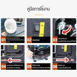 เครื่องปั่นไฟ 900W 220V/50HZ ความจุถังน้ำมัน 4L มอเตอร์2จังหวะ มือดึงสตาร์ท การผลิตไฟฟ้าที่เงียบ