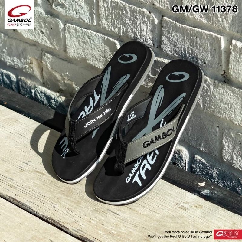 รองเท้าเตะหนีบ แกมโบล Graffiti Design Xstream Sport GM11378 size 36-44 UNISEX ใส่ได้ทุกเพศวัย Gambol