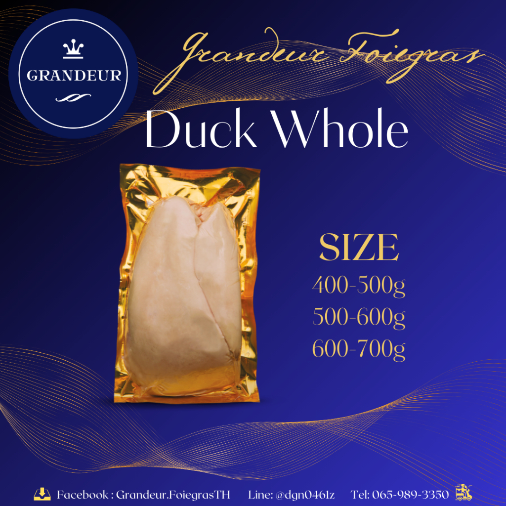 ฟัวกราส์พรีเมียม นำเข้าจากประเทศฮังการี Foiegras premium