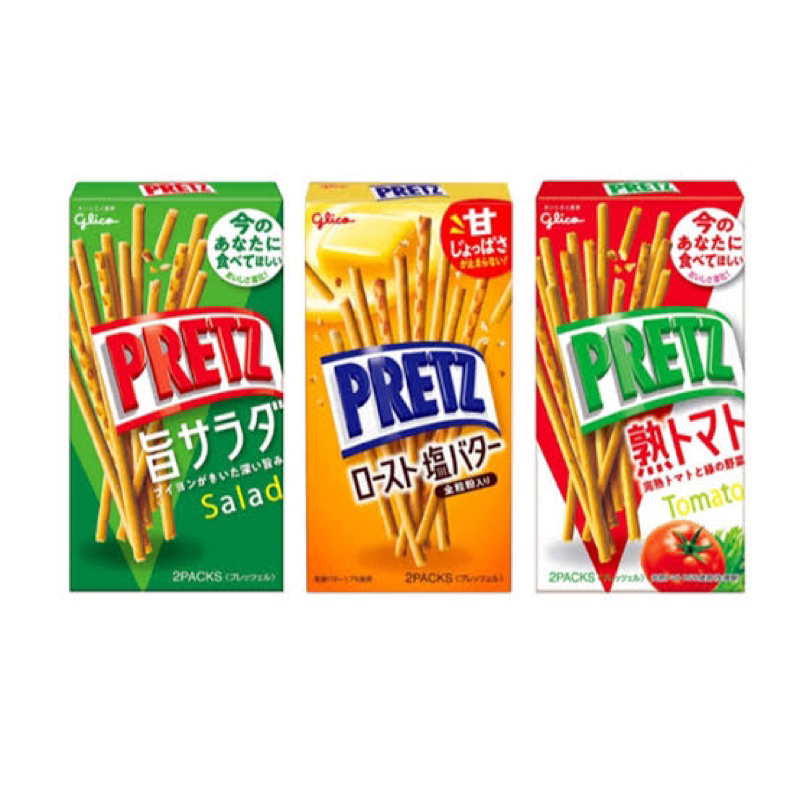 Glico Pretz roast / pretz salad 69 g. บิสกิตแท่งรสสลัด / รสดั้งเดิม นำเข้าจากญี่ปุ่น🇯🇵