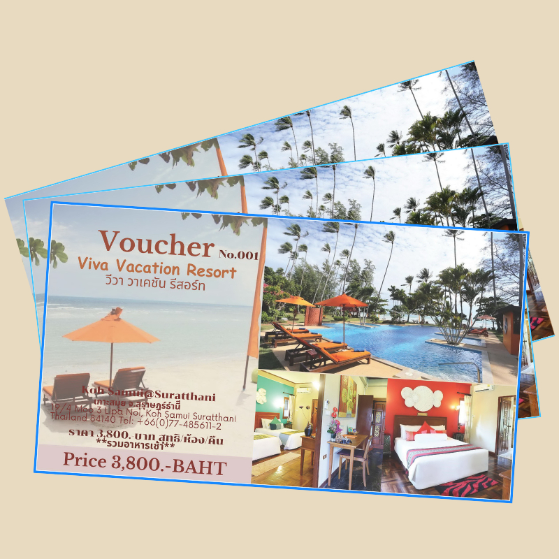 Voucher ที่พักเกาะสมุย Viva Vacation Resort (ราคารวมอาหารเช้า)