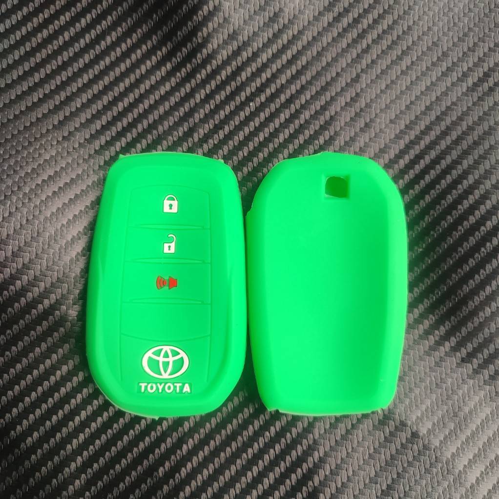 ซิลิโคนรีโมท ใส่กุญแจรีโมทรถยนต์ Toyota Hilux Revo,Cross,Fortuner,Rocco Smat Key 3 ปุ่ม  ซิลิโคนหุ้มกุญแจรีโมท - รูปที่ 3