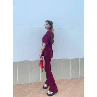 กางเกงขาม้า เอวสูง ยืดเบาใส่สบาย มี ไซด์