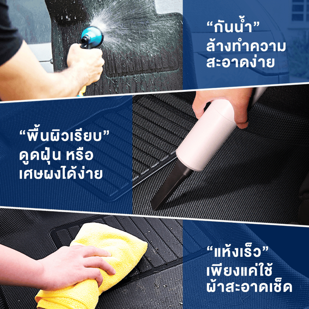 3D Mats พรมปูพื้นรถยนต์ BMW X3 G01 2018-2024 พรมกันลื่น พรมกันนํ้า พรมรถยนต์