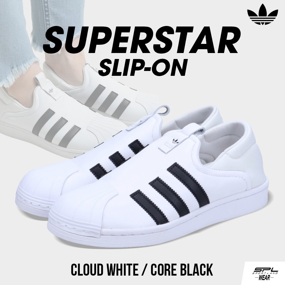 Adidas อาดิดาส รองเท้าผ้าใบ รองเท้าสลิปออน W Superstar Slip-On IE0399 (4000)