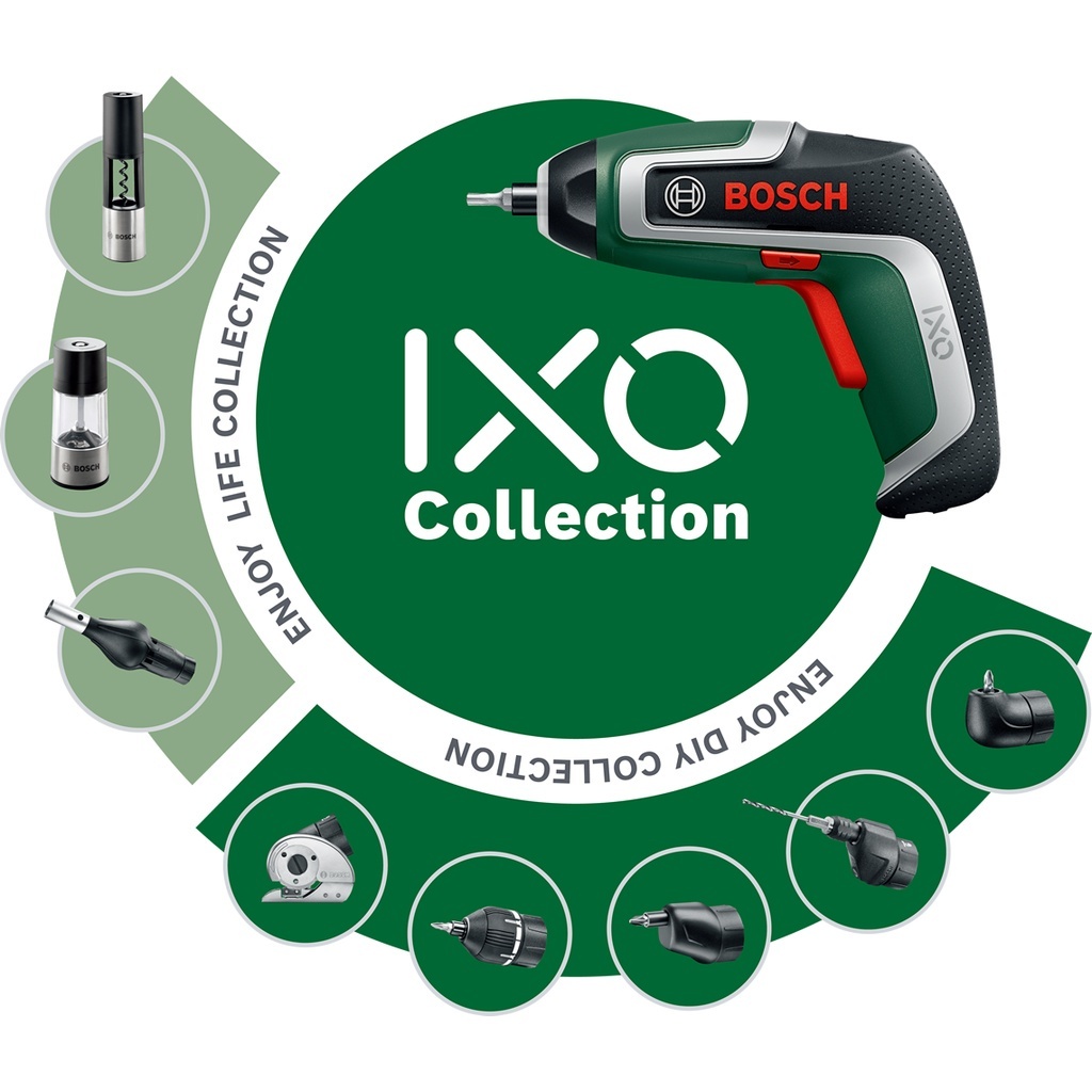 IXO คอลเล็กชั่น มีหลายรุ่น (ใช้คู่กับสว่านไขควง IXO7) BOSCH