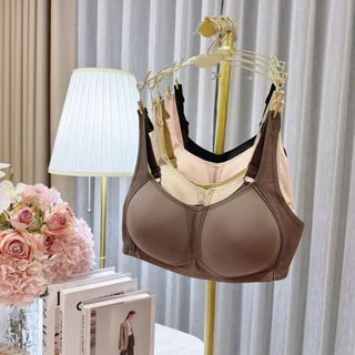 🌼👙 Anny W777 เสื้อในไร้โครงเก็บทรงสวยคัพ C-D บราสำหรับสาวอวบ 3 ตะขอ ปรับได้ 3 ระดับ 🌼👙