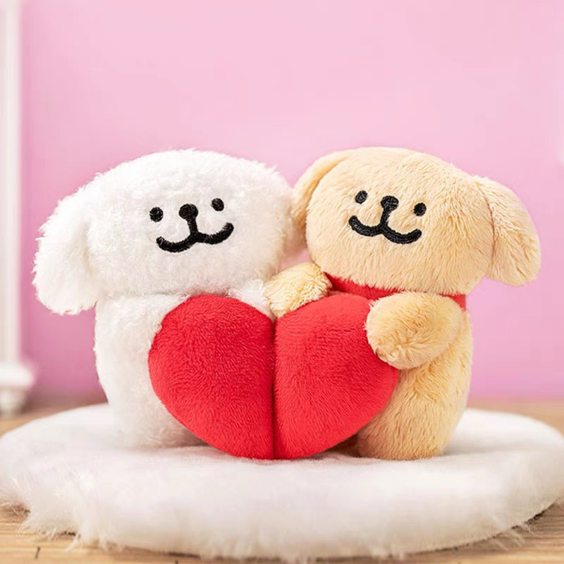 (Preorder) (โค้ดลด 30%) พวงกุญแจตุ๊กตา Maltese 10 cm ตุ๊กตาหมามอลทีสคู่รัก วาเลนไทน์