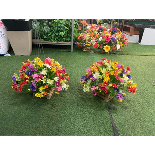 💐🌼 กระเช้าเดซี้สีเหลี่ยม