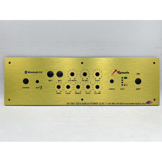 เพลทลำโพงบลูทูธZK- TB21ไม่ย้าย+ปรีไมค์XH-M273ช่องเพลท5*26) ว…