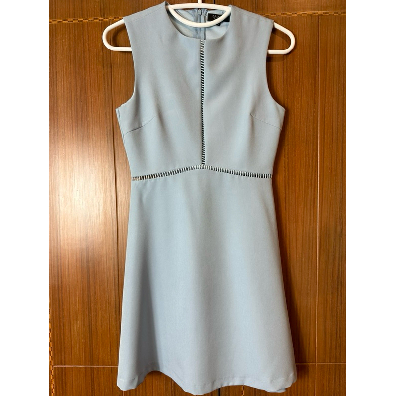 ส่งต่อ เดรส dress สีฟ้า แบรนด์ Zalora ไซส์ xs