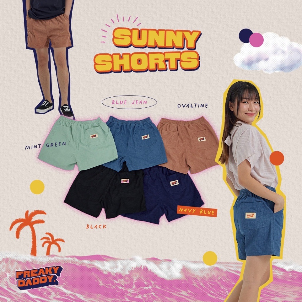 Sunny Shorts กางเกงขาสั้น ทรงใส่สบาย เหมาะกับทุกเพศทุกวัย