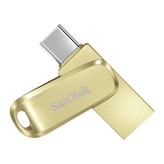 SanDisk Ultra Dual Drive Luxe USB Type-C, Gold (SDDDC4-G-G46GD) 128 256 512GB